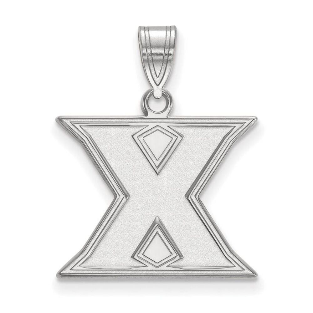 10k White Gold Xavier U. Medium Initial X Pendant